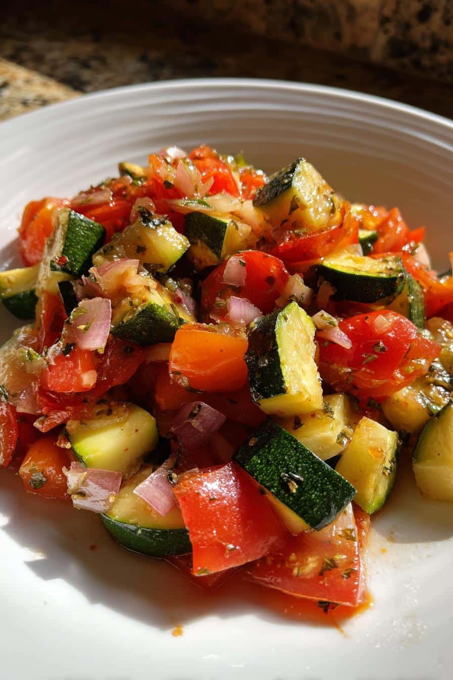 Batch cooking d’été avec tomates et courgettes - detail 2