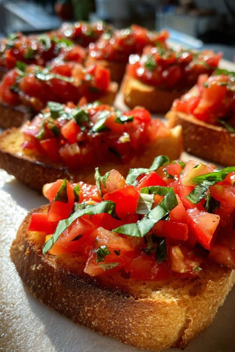 Bruschettas à la française en 10 minutes