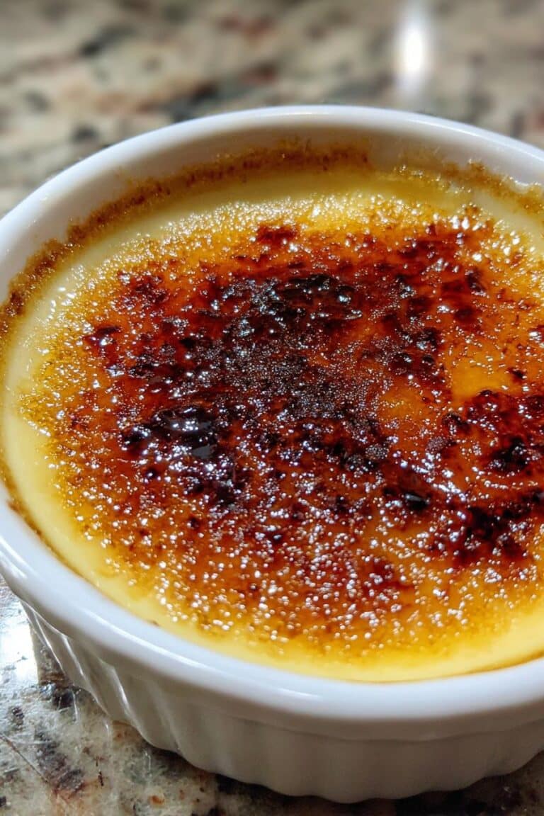 Crème brûlée onctueuse avec 2 astuces secrètes