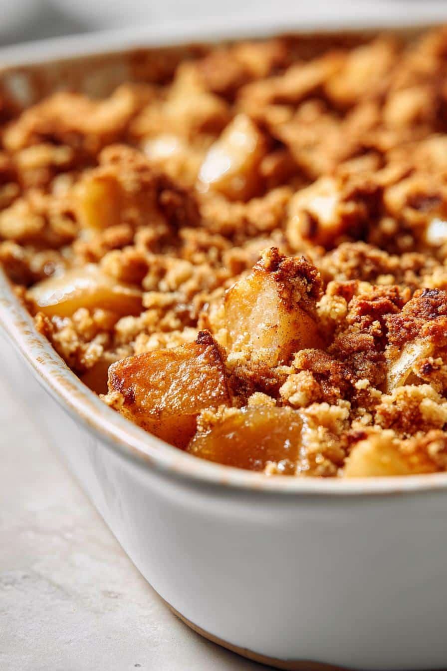 Crumble aux poires caramélisées - detail 2