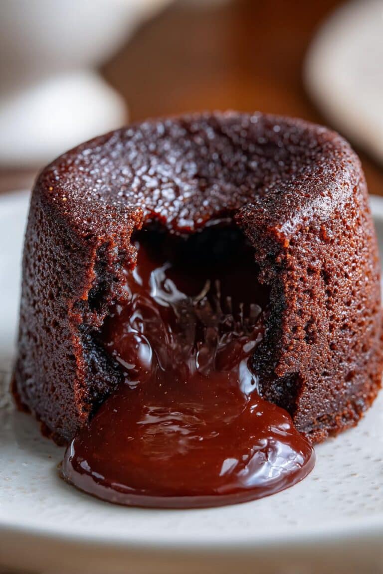 Fondant au chocolat cœur coulant