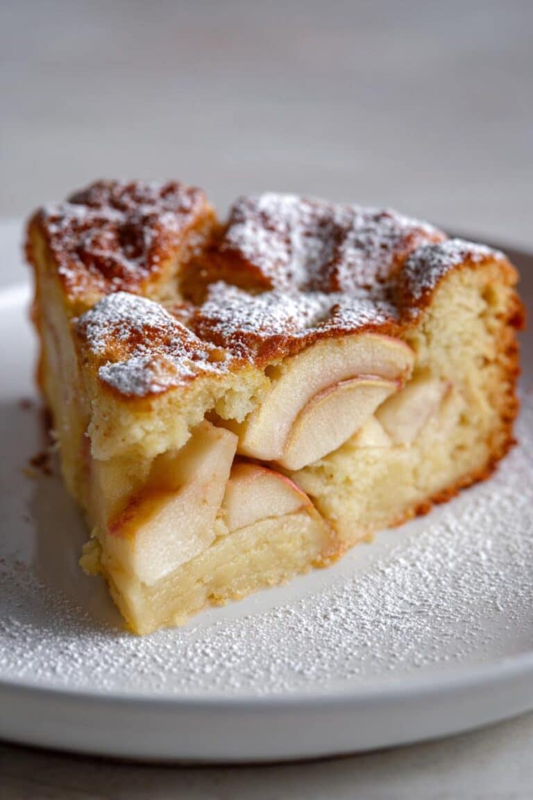 Gâteau invisible aux pommes en 30 minutes