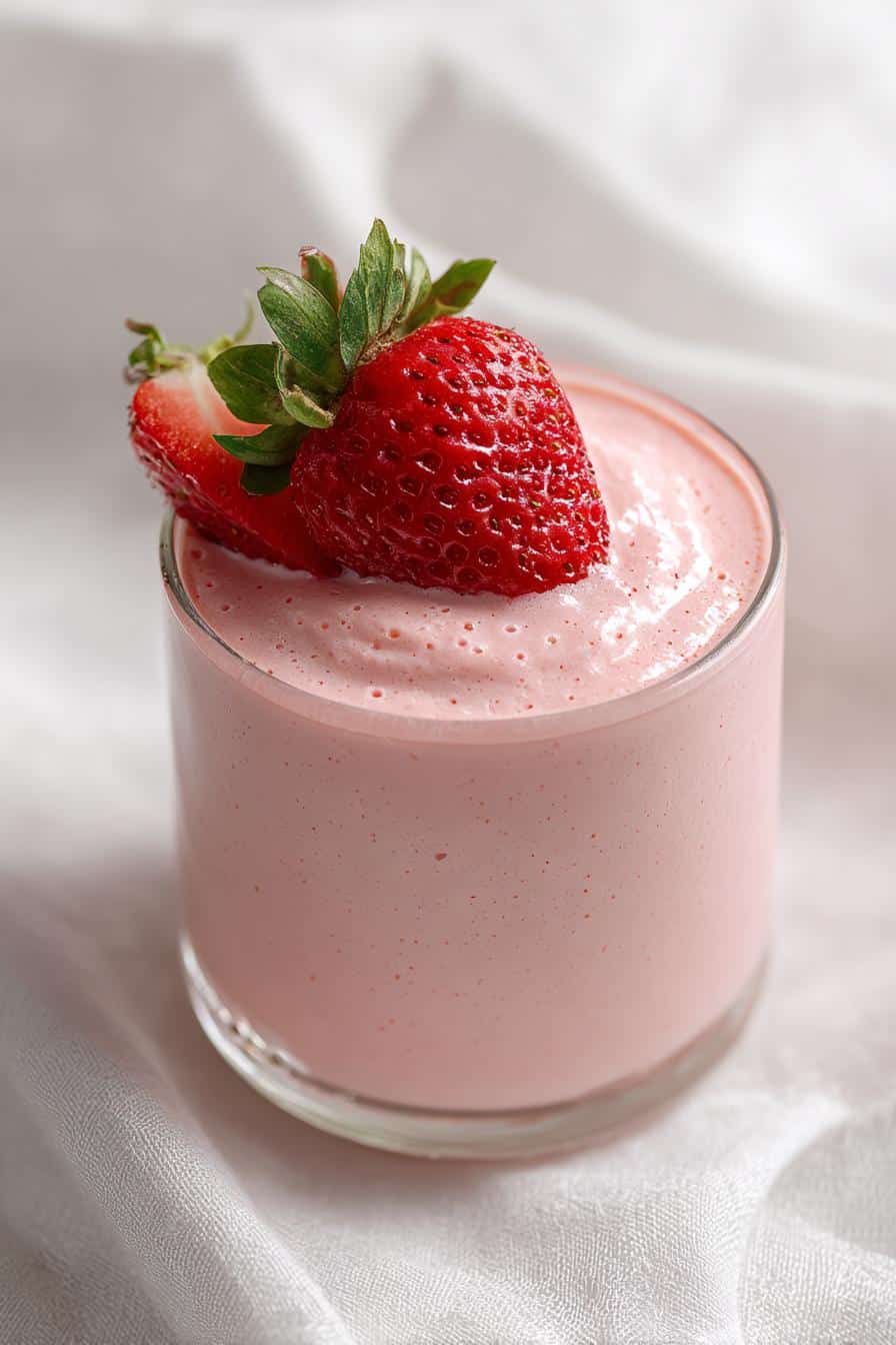 Mousse de fraise en 3 ingrédients - detail 2