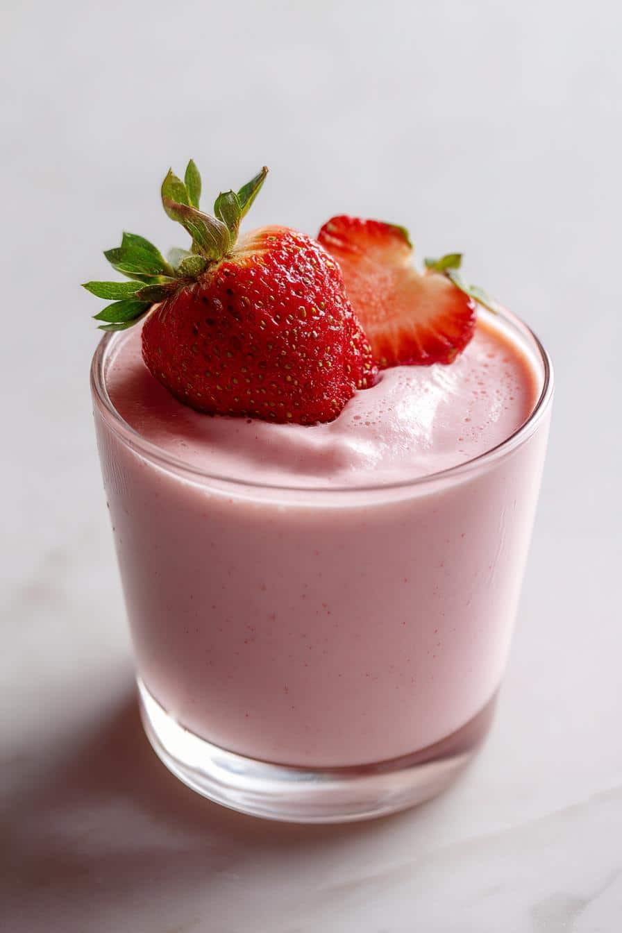Mousse de fraise en 3 ingrédients - detail 3