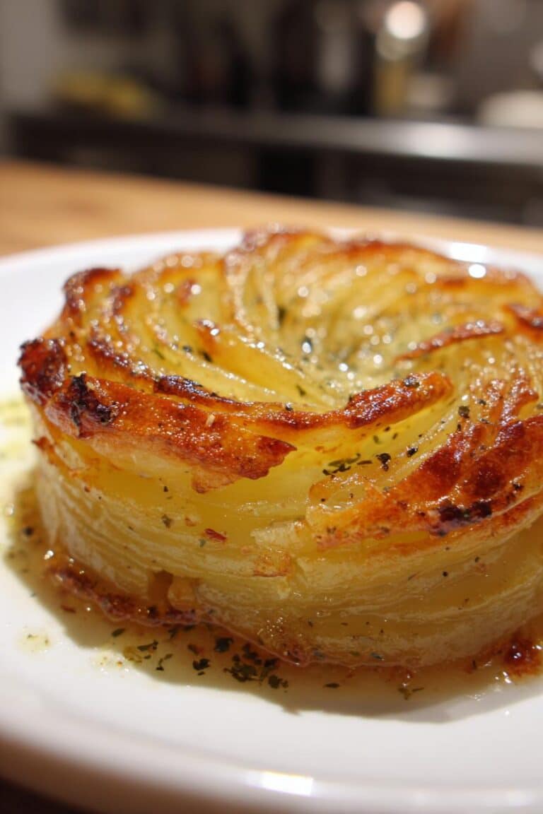 Pommes Anna croustillantes à cœur fondant