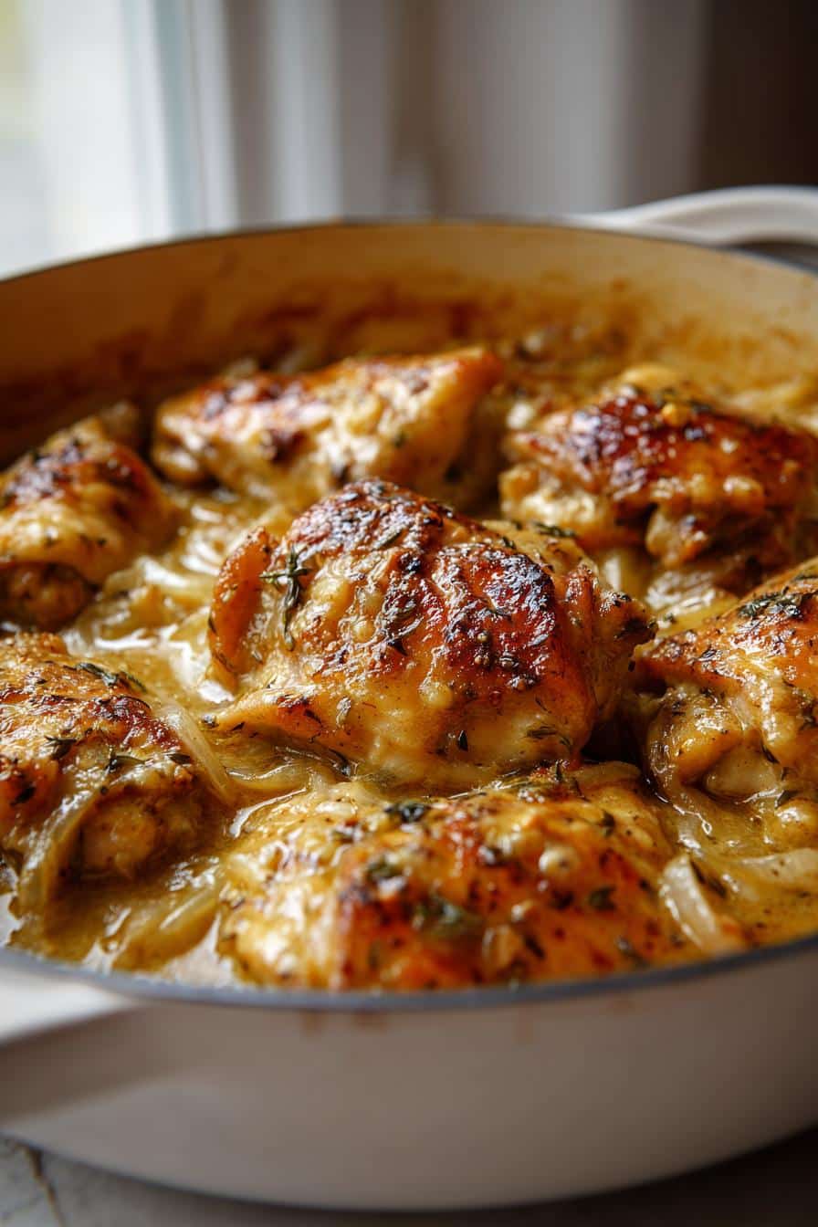 Poulet à la moutarde en cocotte prêt en 30 min - detail 2