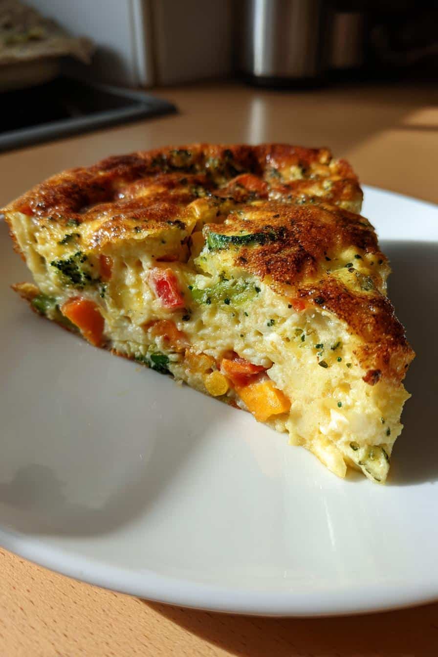 Quiche sans pâte aux légumes - detail 1