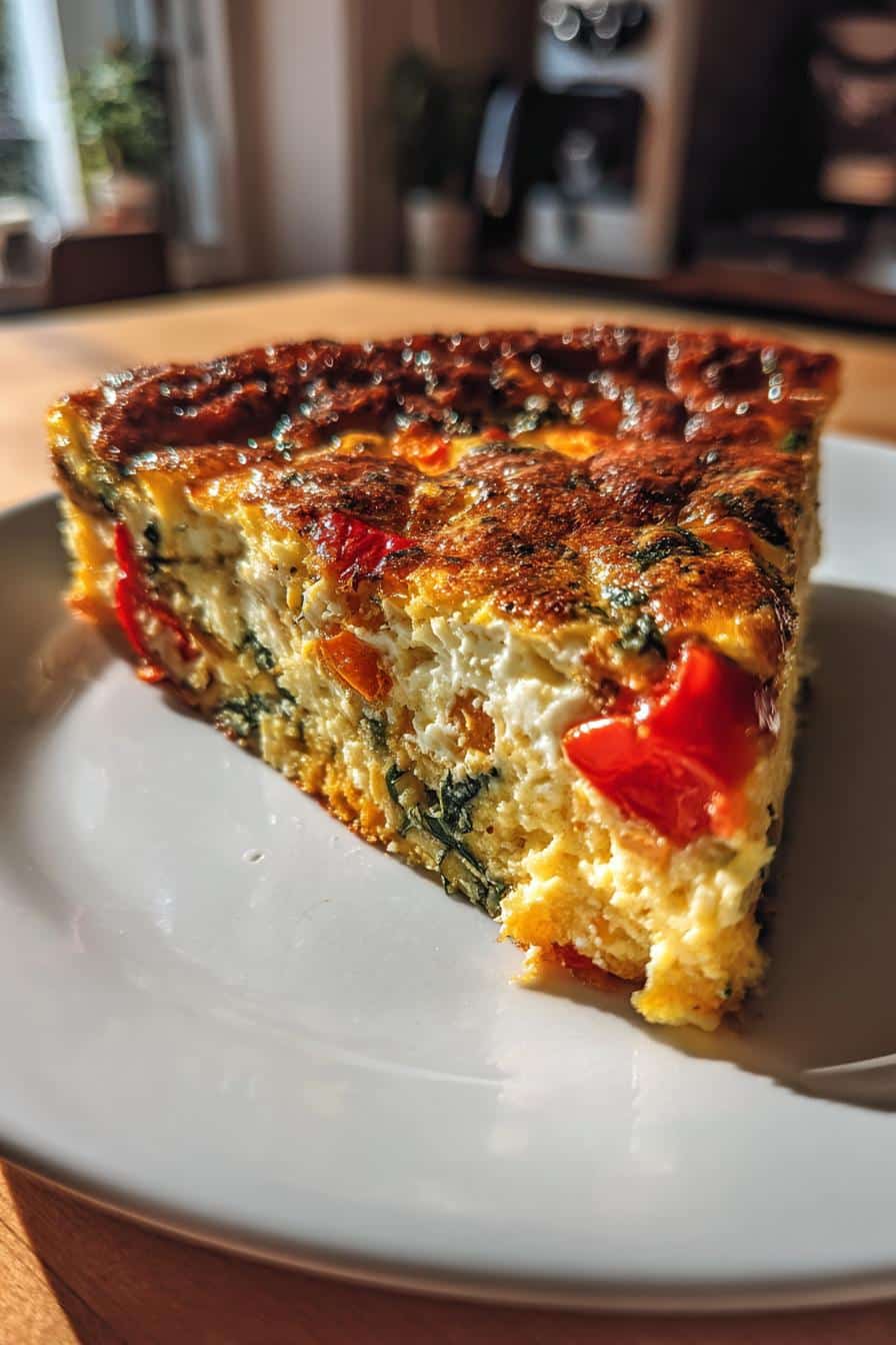 Quiche sans pâte aux légumes - detail 2