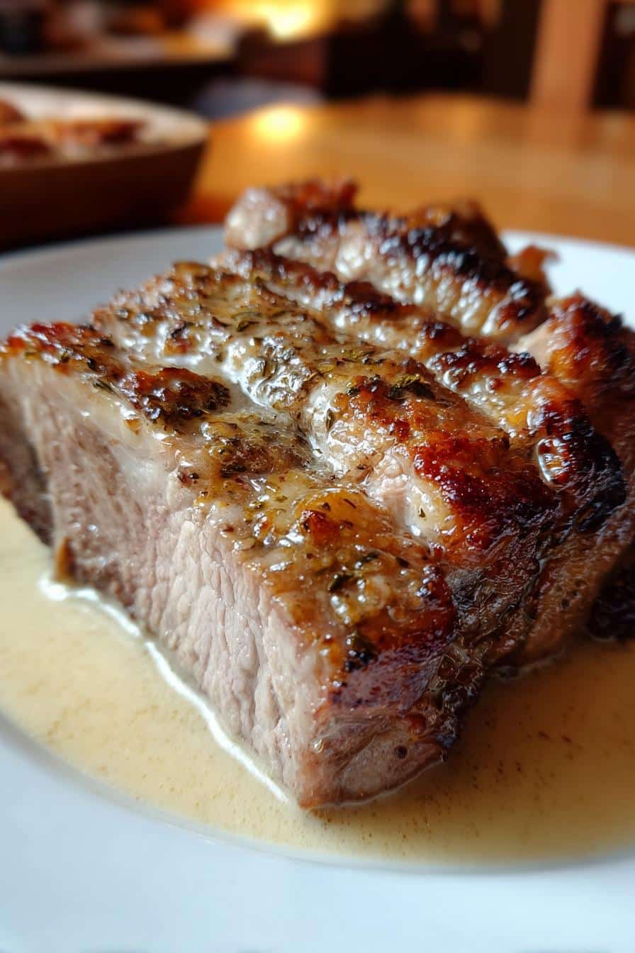 Rôti de porc au lait fondant à souhait - detail 1