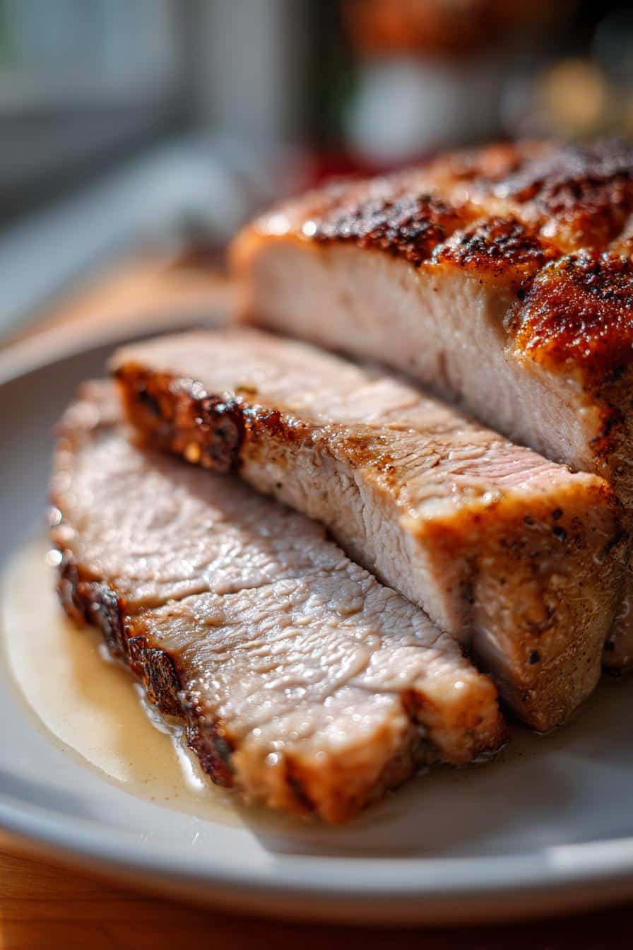 Rôti de porc au lait fondant à souhait - detail 2