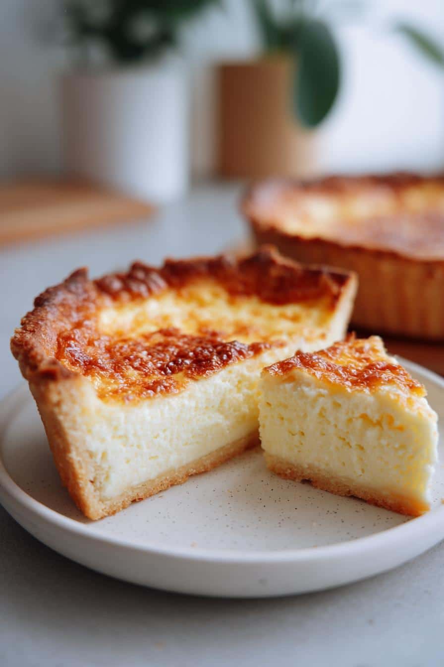 Tarte au fromage blanc légère et moelleuse - detail 1