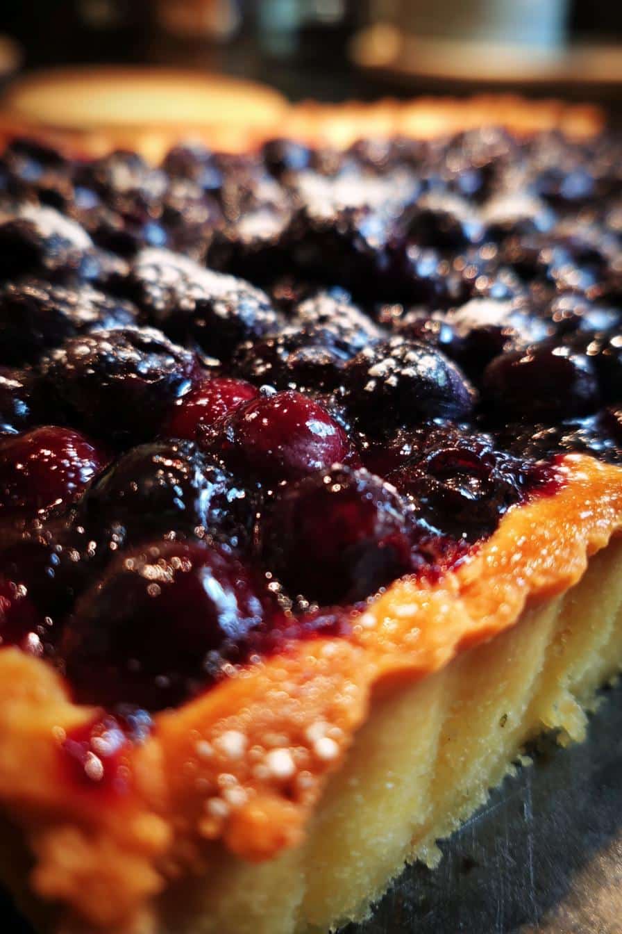 Tarte aux myrtilles ultra rapide - detail 1