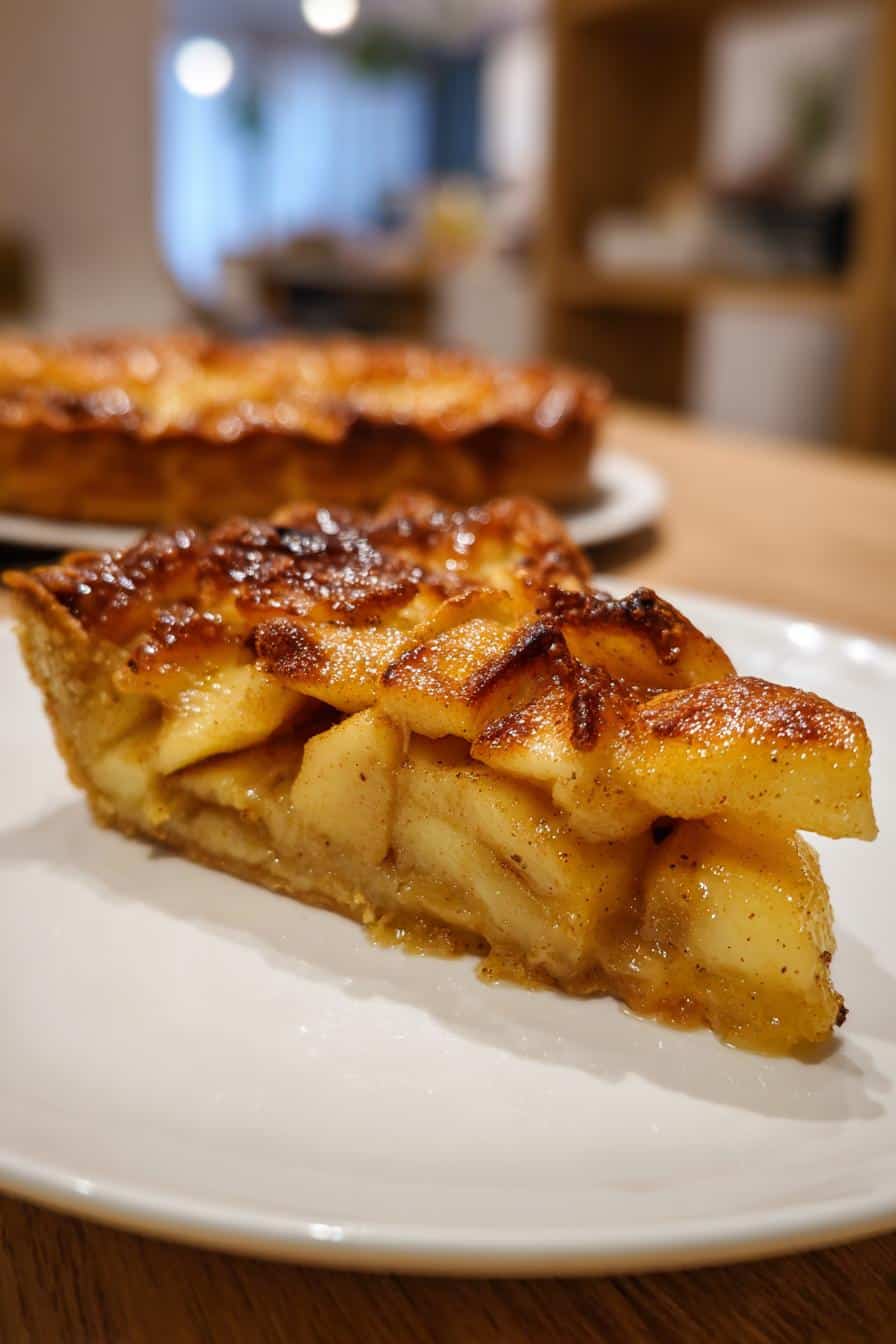 Tarte rustique aux pommes caramélisées - detail 1