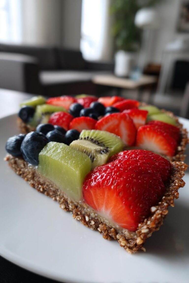 Tartes crues sucrées à préparer sans four