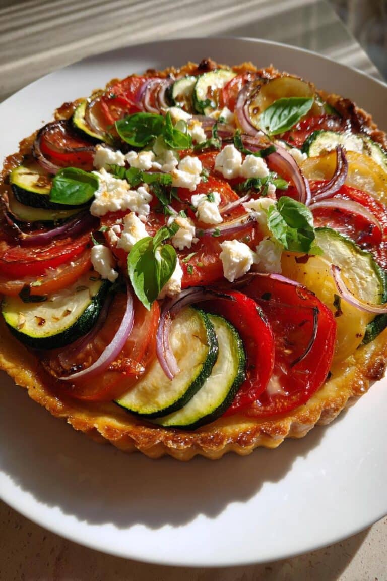 Tartes fines froides aux légumes d’été