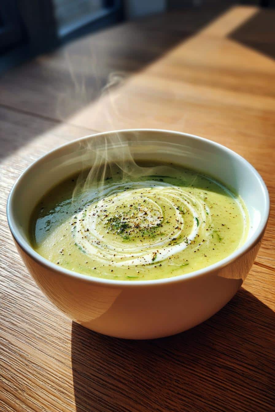 Velouté de courgettes au Boursin - detail 2