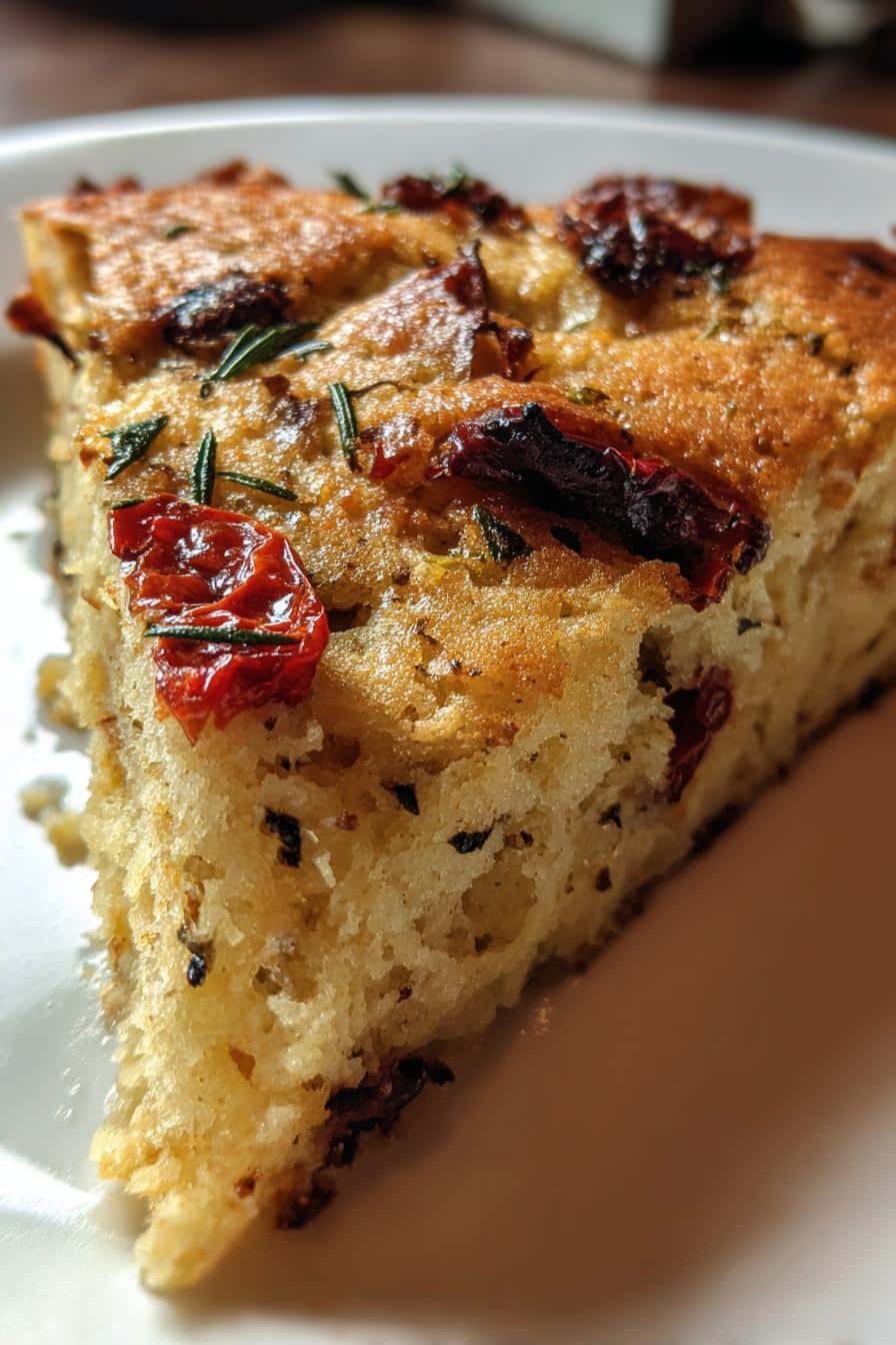 Cake aux olives et tomates séchées - detail 2