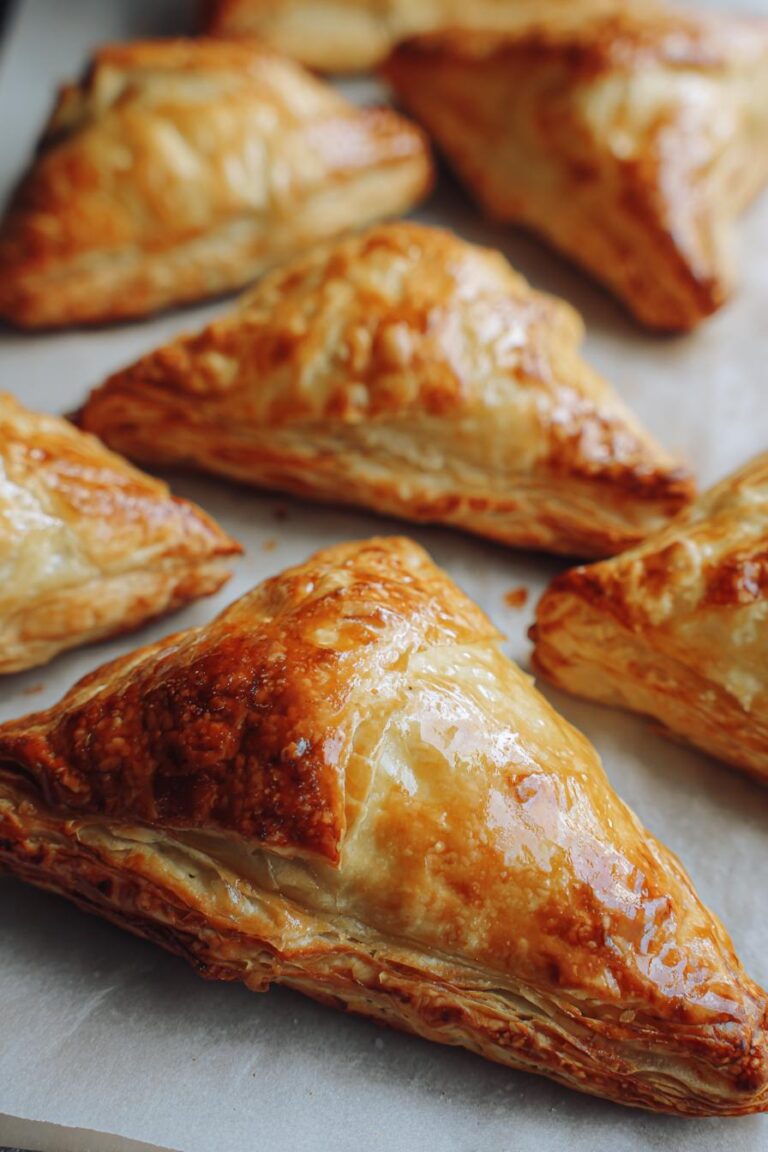 Chaussons feuilletés poulet coco