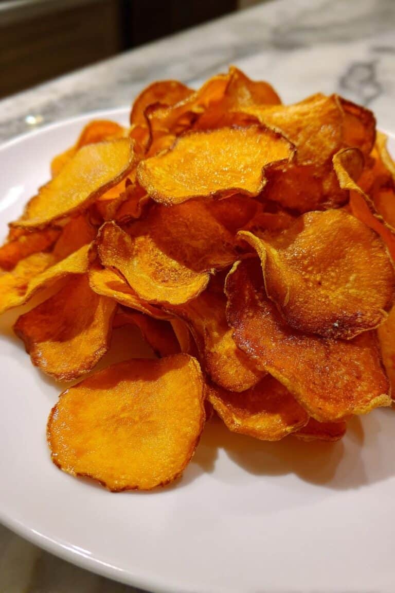 Chips maison de patate douce