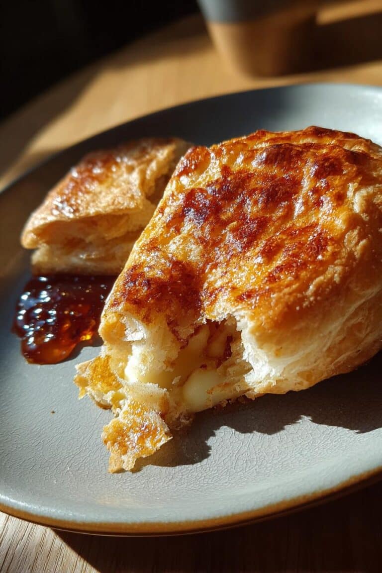 Croustillants au camembert et confiture