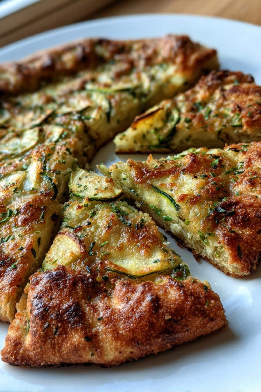 Galettes de courgettes aux herbes - detail 2