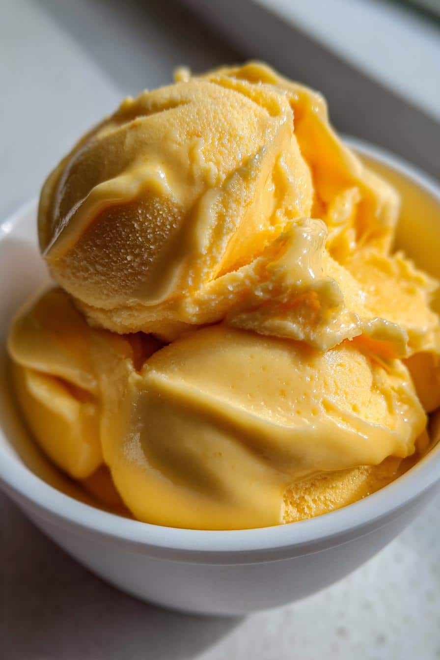 Glace minute banane et mangue - detail 3