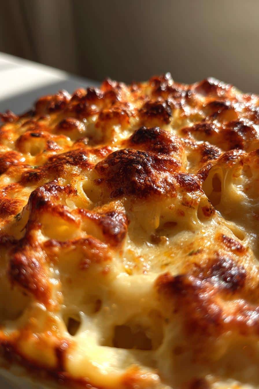 Gratin de mac & cheese façon camembert - detail 1