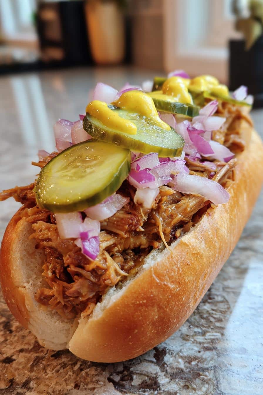 Hot-dog au confit de canard - detail 1