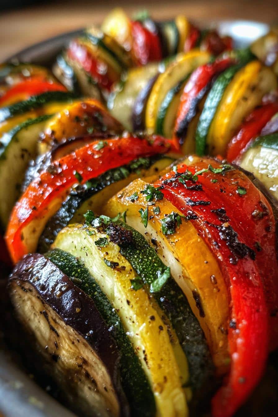 Millefeuille de légumes grillés - detail 1