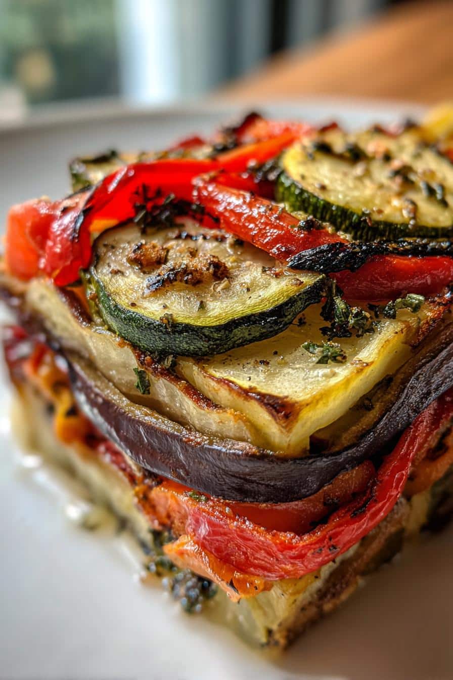 Millefeuille de légumes grillés - detail 2