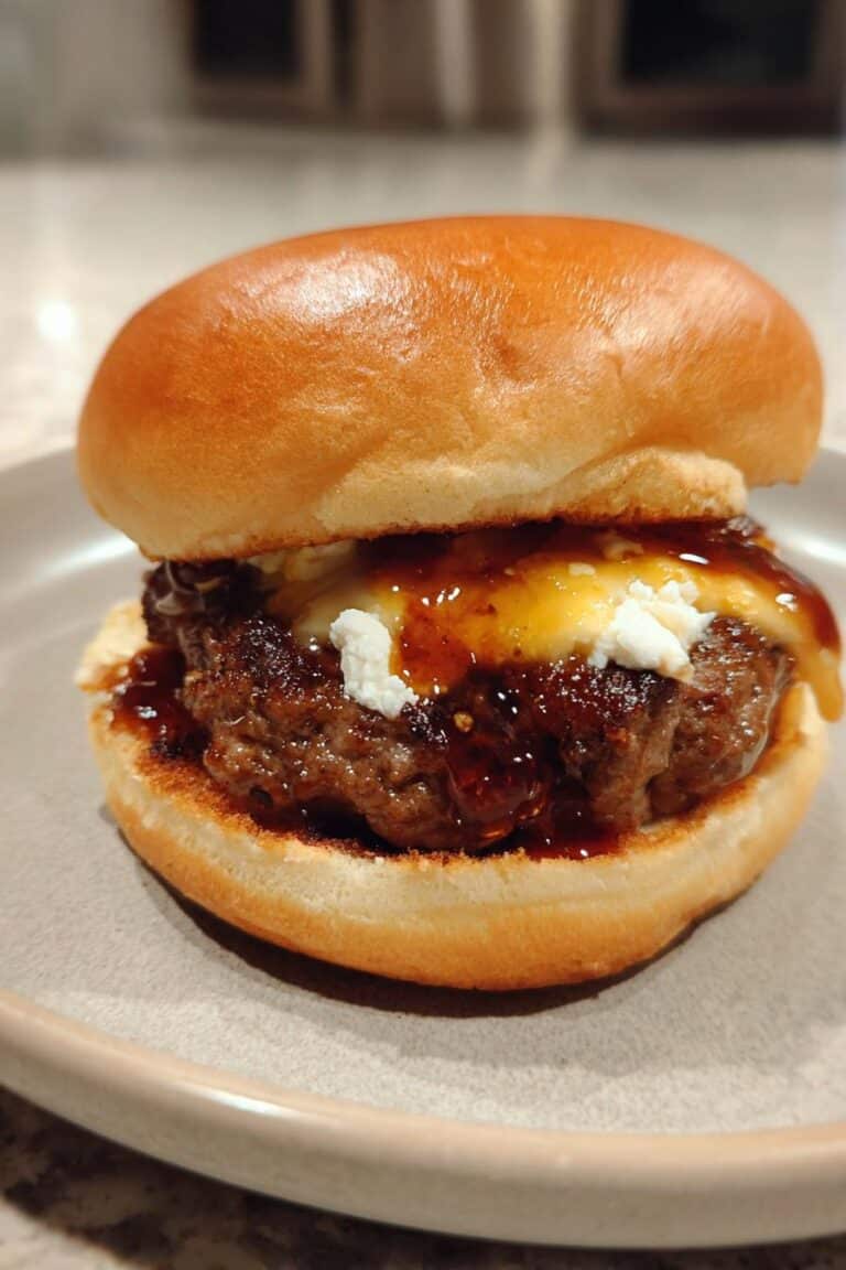 Mini burgers au chèvre et miel