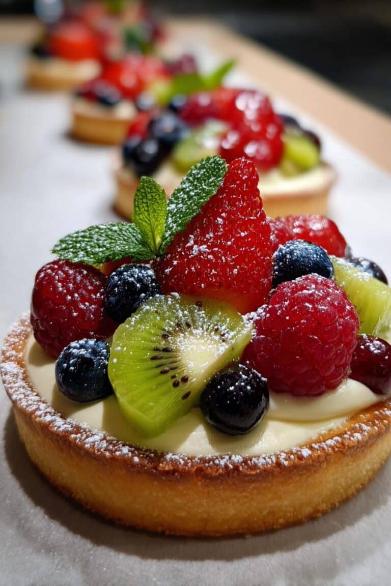 Mini pizzas sucrées façon tarte aux fruits