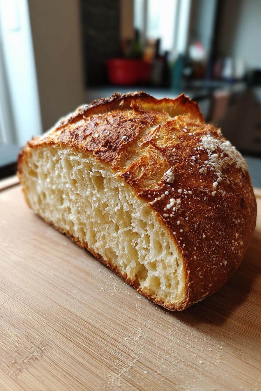 Pain cocotte maison sans pétrissage - detail 3