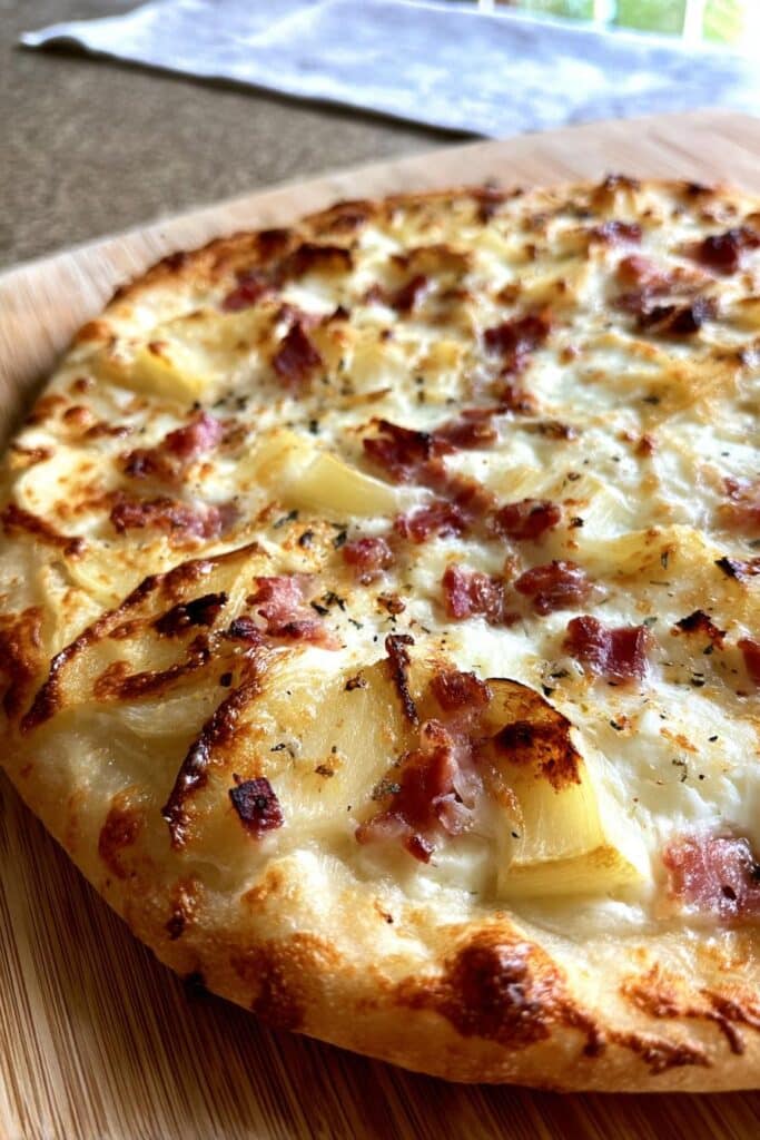 Pizza tartiflette express