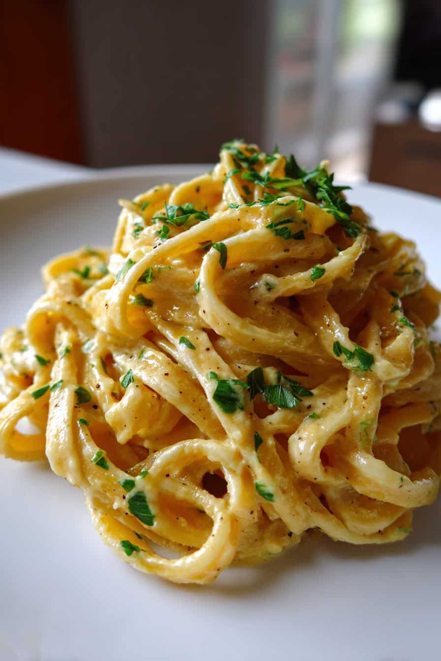 Pâtes sauce crémeuse à la moutarde - detail 2