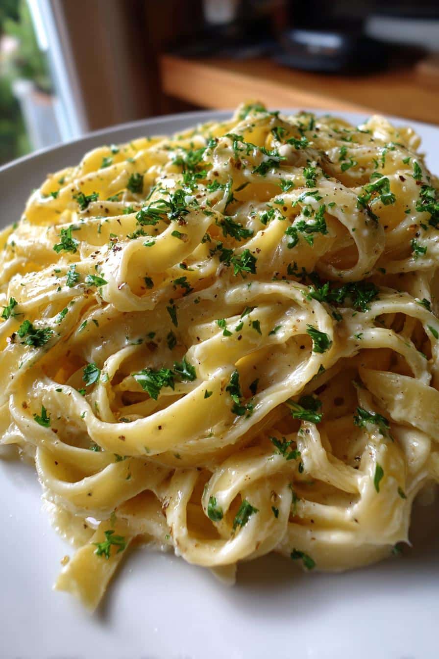 Pâtes sauce crémeuse à la moutarde - detail 3