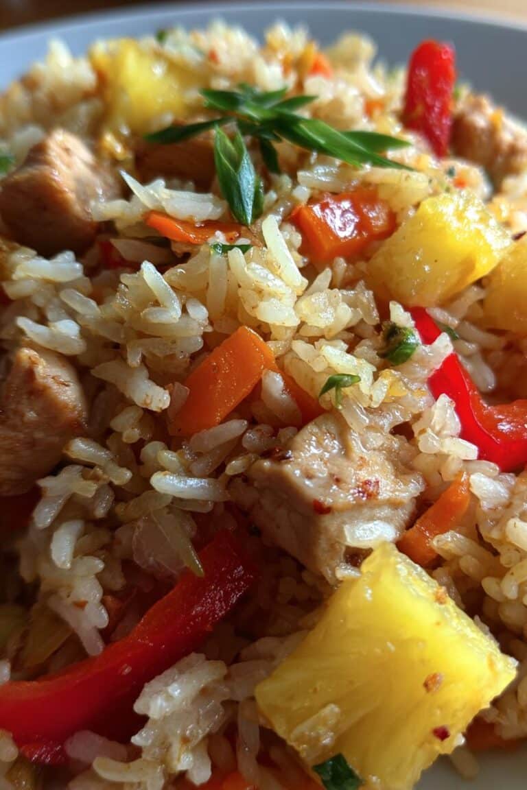 Riz sauté façon tropique express