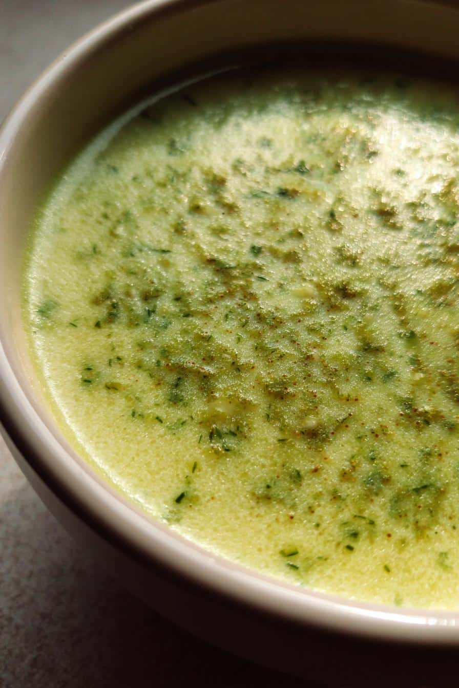 Soupe à la courgette et vache qui rit - detail 1