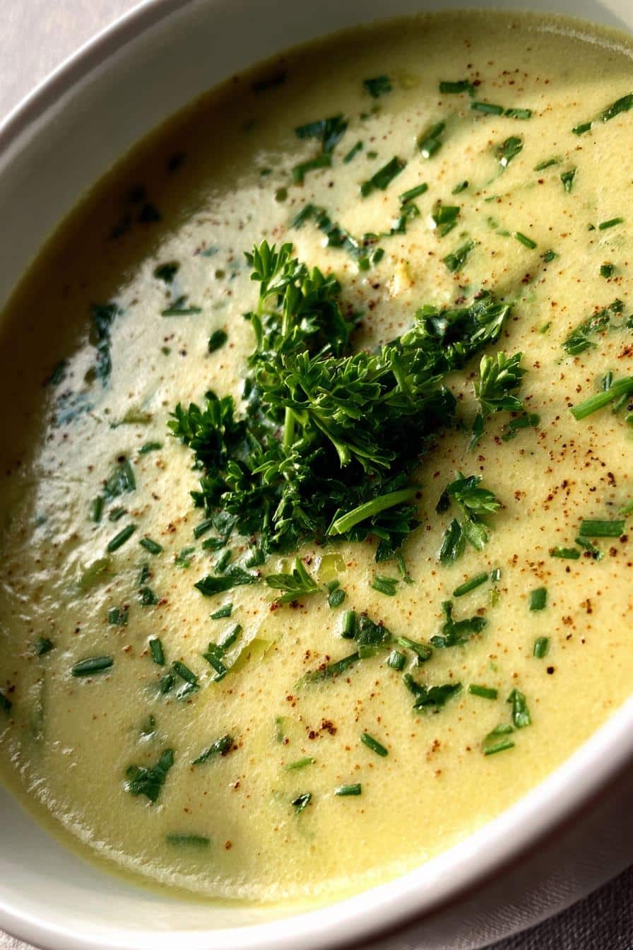 Soupe à la courgette et vache qui rit - detail 2