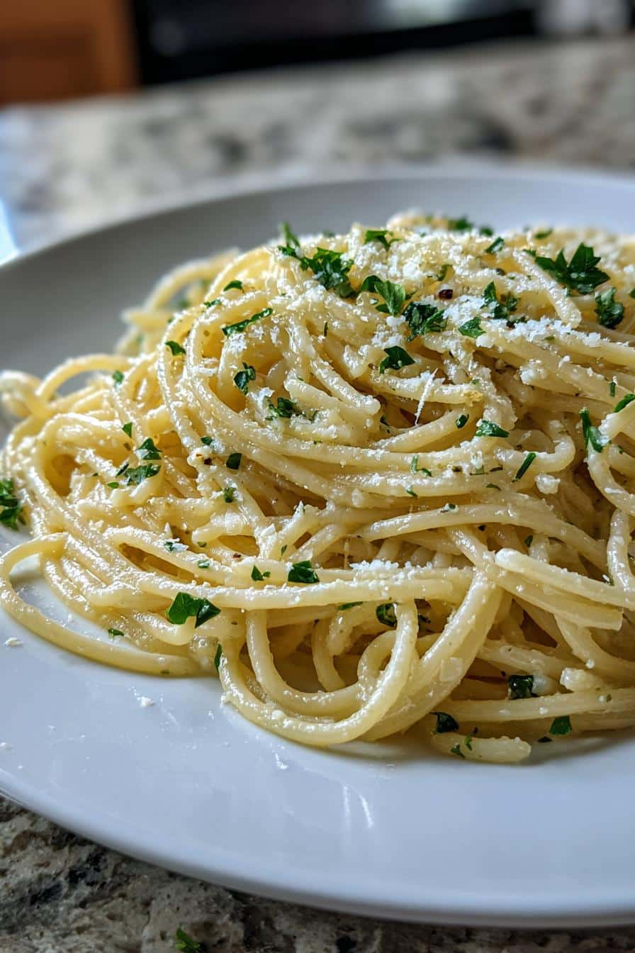 Spaghetti au beurre citronné façon express - detail 1