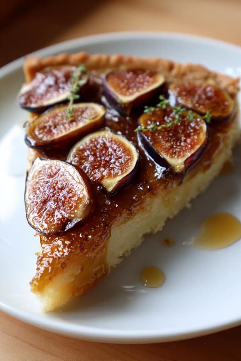 Tarte fine aux figues et miel