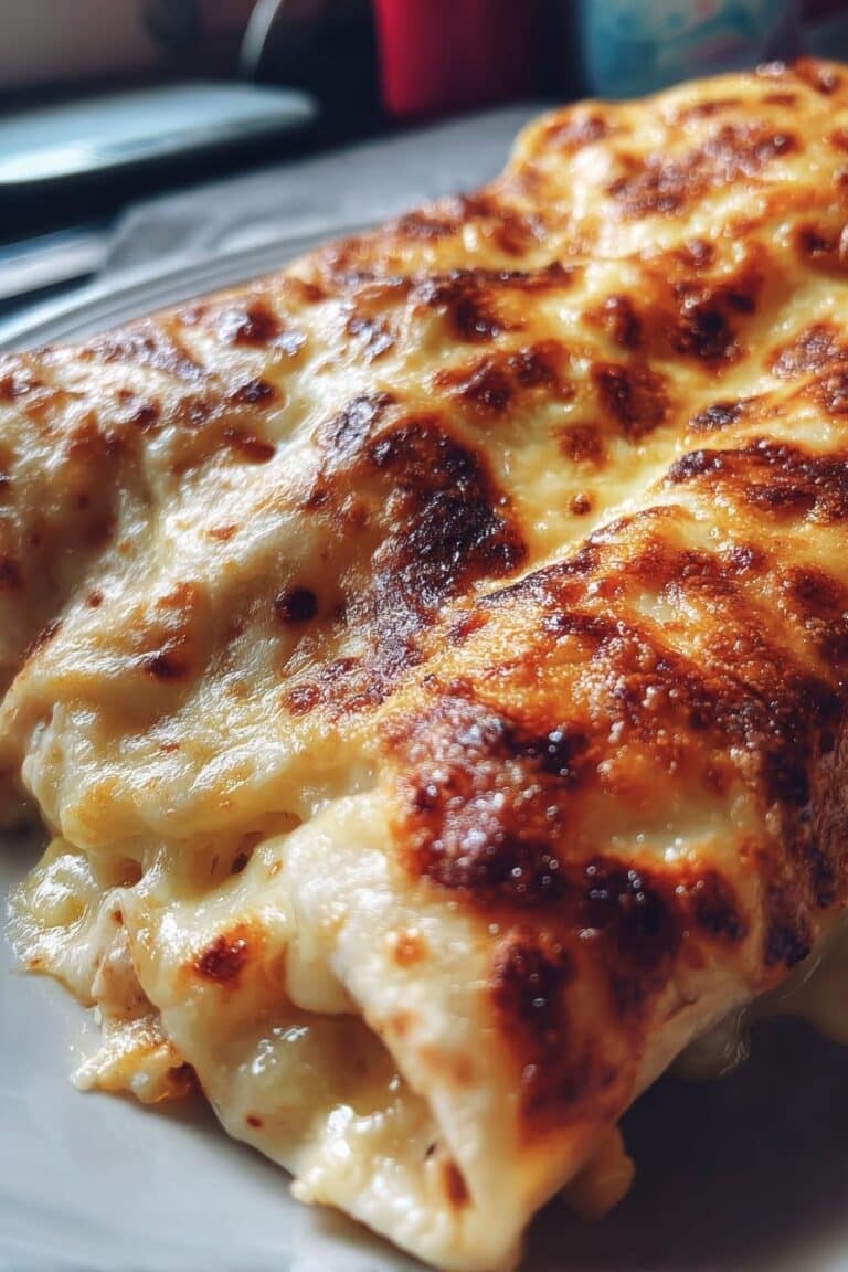 Wraps gratinés au jambon cru