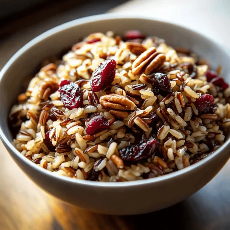 Cranberry Pecan Wild Rice Pilaf