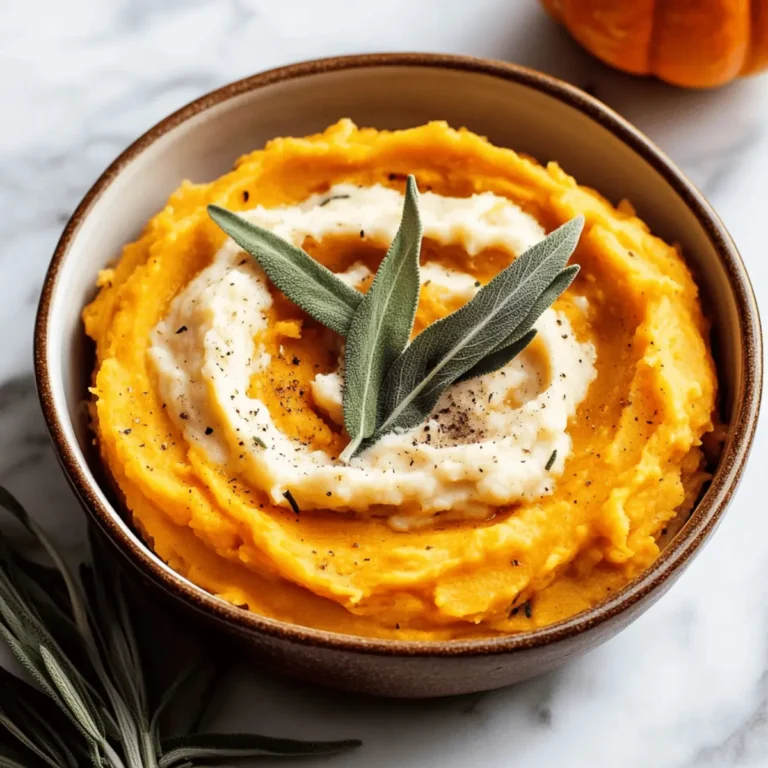 Pumpkin Mashed Potatoes with Sage